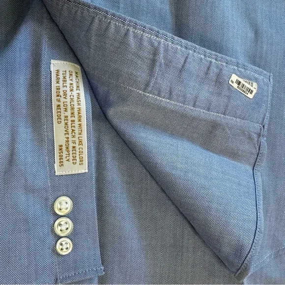 Men’s Nordstrom Dress Shirt Sz 16.5/35 - Picture 14 of 16